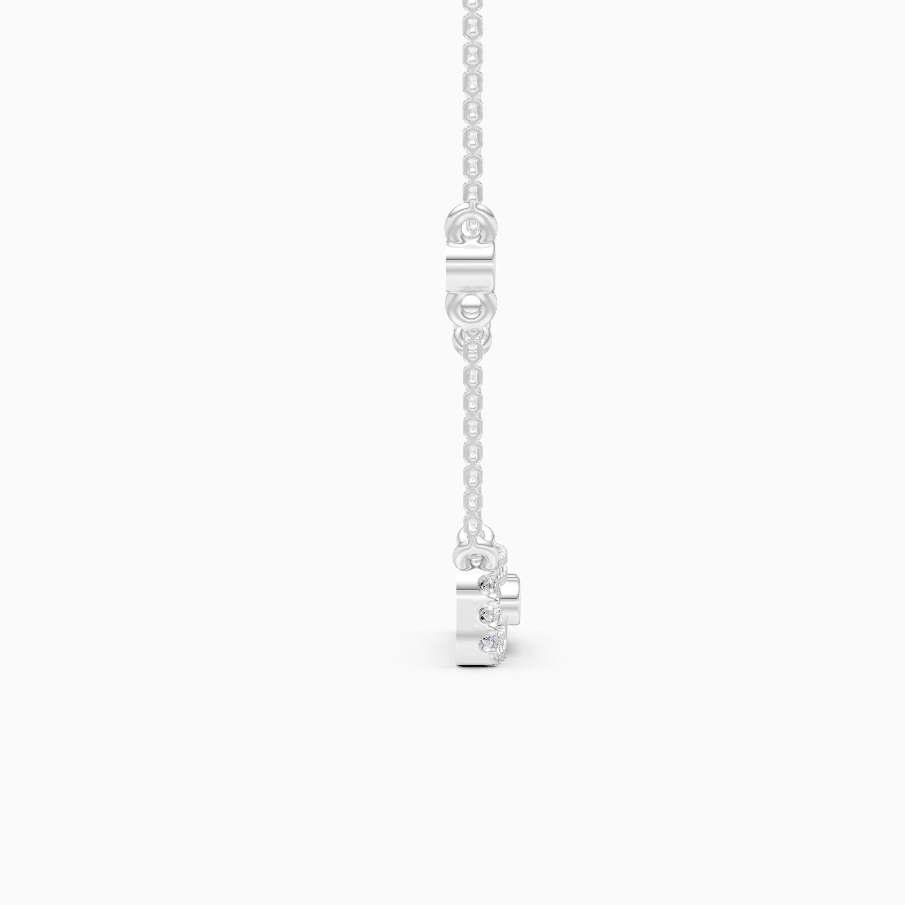 Radiant Bar Necklace with Lab Grown Diamonds
